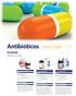 Antibióticos. Acarbixin Amoxicilina / Ácido Clavulánico Penicilínico de amplio espectro. Caja con 1 frasco con 10 tabletas