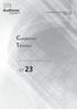 Suplemento de la revista Auditores nº 23 Febrero Cuaderno Técnico. Los procedimientos analíticos en auditoria CT 23