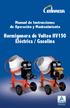 Manual de Instrucciones de Operación y Mantenimiento. Hormigonera de Volteo HV150 Eléctrica / Gasolina