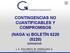 CONTINGENCIAS NO CUANTIFICABLES Y COMPROMISOS (NAGA s) BOLETÍN 6220 (5220)