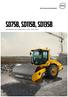 SD75B, SD115B, SD135B. Compactadores de un Rodillo Volvo 7,1-13 t 55,4-110 kw