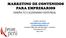 MARKETING DE CONTENIDOS PARA EMPRESARIOS