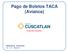Pago de Boletos TACA (Avianca)