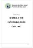 SISTEMA DE INTERNACIONES ON-LINE.