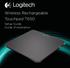 Wireless Rechargeable Touchpad T650. Setup Guide Guide d installation