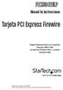 Tarjeta PCI Express Firewire