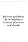 Informe del Estado de los Ambientes Marinos y Costeros en Colombia Informe del Estado de los Ambientes Marinos y Costeros en Colombia