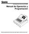Caja Registradora Electrónica ER-380MP Manual de Operación y Programación