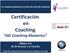Certificación en Coaching IAC Coaching Masteries
