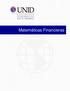 Matemáticas Financieras
