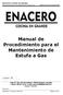 Manual de Procedimiento para el Mantenimiento de Estufa a Gas