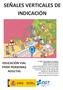 SEÑALES VERTICALES DE INDICACIÓN