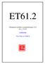 ET61.2. Elementos fusibles a expulsión para 13,2 kv y 33 kv IMPRIMIR VOLVER AL INDICE