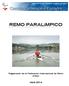REMO PARALíMPICO Reglamento de la Federación Internacional de Remo (FISA) Abril 2014