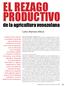 El rezago. de la agricultura venezolana. Carlos Machado Allison
