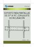 STV-039 SOPORTE PARA PANTALLAS DE 37 A 70, CON AJUSTE DE INCLINACIÓN