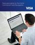 Pasos para operar en Visa Home Commercial Cards Recargables