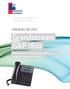 SOLUCIONES GLOBALES EN TELECOMUNICACIONES MANUAL DE USO. Grandstream GXP Todo lo que necesita saber sobre el uso de su nuevo terminal de Voz IP.
