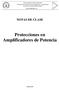 Protecciones en Amplificadores de Potencia