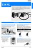 E3X-NL. Fotocélula para detectar objetos y superficies brillantes mediante una tecnología óptica innovadora (F.A.O.). Sensor de fibra óptica