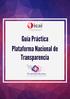 Guía Práctica. Plataforma Nacional de Transparencia