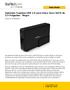 Gabinete Trayless USB 2.0 para Disco Duro SATA de 3.5 Pulgadas - Negro
