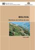 Gobierno de Bolivia BOLIVIA. Monitoreo de Cultivos de coca