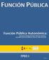 FUNCIÓN PÚBLICA. Función Pública Autonómica: FP02.I
