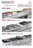 Cocinas ATA ATAS600. ATAS700 Solution Line. ATAS700 Performance Line. Detalles de calidad. 100% Made in Italy