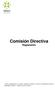 Comisión Directiva Reglamento