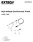 High Voltage Oscilloscope Probe