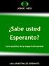 Sabe usted Esperanto?