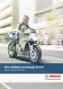 Alta calidad y tecnología Bosch para motocicletas