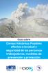 Guía sobre. Ceniza Volcánica: Posibles efectos a la salud y seguridad de las personas trabajadoras, medidas de prevención y protección