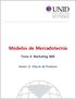 Modelos de Mercadotecnia Tema 4: Marketing MIX