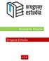 Manual de Usuario. Uruguay Estudia. v3.4