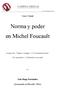 Norma y poder en Michel Foucault
