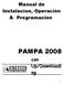 PAMPA Manual de. & Programacion. con Version de Firmware UD 1.04 ALTRONIC SRL. Up/Downloadi ng