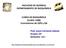 FACULTAD DE QUÍMICA DEPARTAMENTO DE BIOQUÍMICA. CURSO DE BIOQUÍMICA (CLAVE 1508) Licenciaturas de QFB y QA