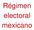 Régimen electoral mexicano