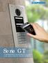 Serie GT Versátil interfono de seguridad con video para aplicaciones de usuarios múltiples