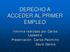 DERECHO A ACCEDER AL PRIMER EMPLEO. Informe realizado por Carlos Ledesma Presentación: Carlos Palomino Saulo Galicia