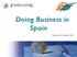 Doing Business in Spain. Toulouse, 23 Octubre 2015