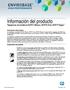 Información del producto Tapaporos acromáticos ECP11 Blanco, ECP15 Gris, ECP17 Negro