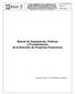 Manual de Organización, Políticas y Procedimientos de la Dirección de Proyectos Productivos