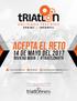 Acepta el Reto 14 DE MAYO DEL Riviera Maya #triatlonhtr.