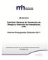 DE Comisión Nacional de Prevención de Riesgos y Atención de Emergencias (CNE) Informe Presupuesto Ordinario 2017