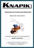 Sembradora de Arrastro para Motocultor. Manual de Instrucciones