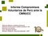 Informe Compromisos Voluntarios de Perú ante la CMNUCC