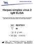 Herpes simplex virus 2 IgM ELISA
